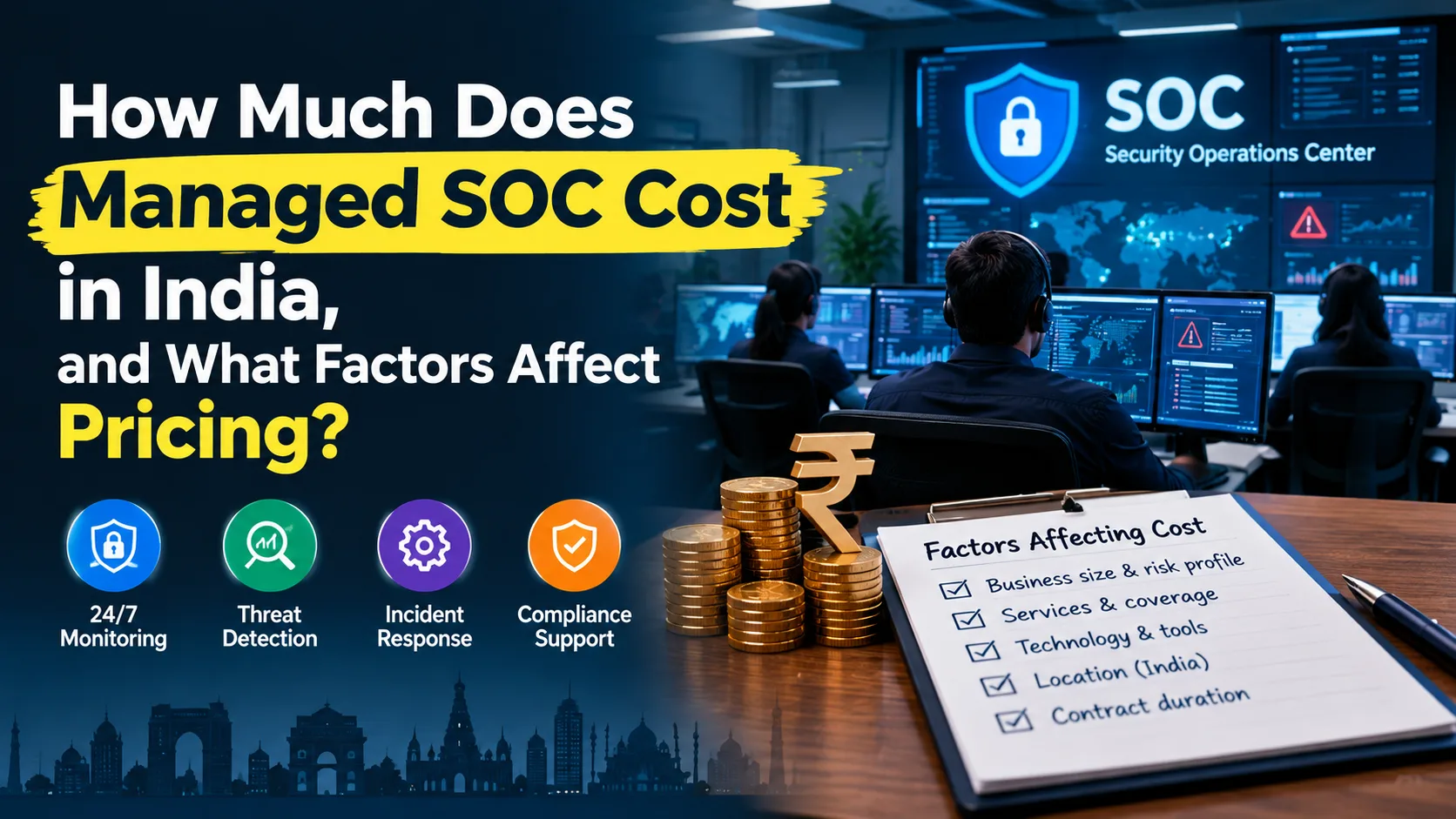 Managed SOC Costs in India